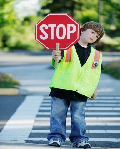 Kid with Sign